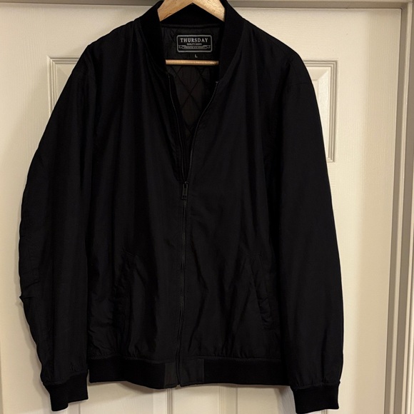 Thursday Boots Black Men's Bomber Jacket - Picture 1 of 1